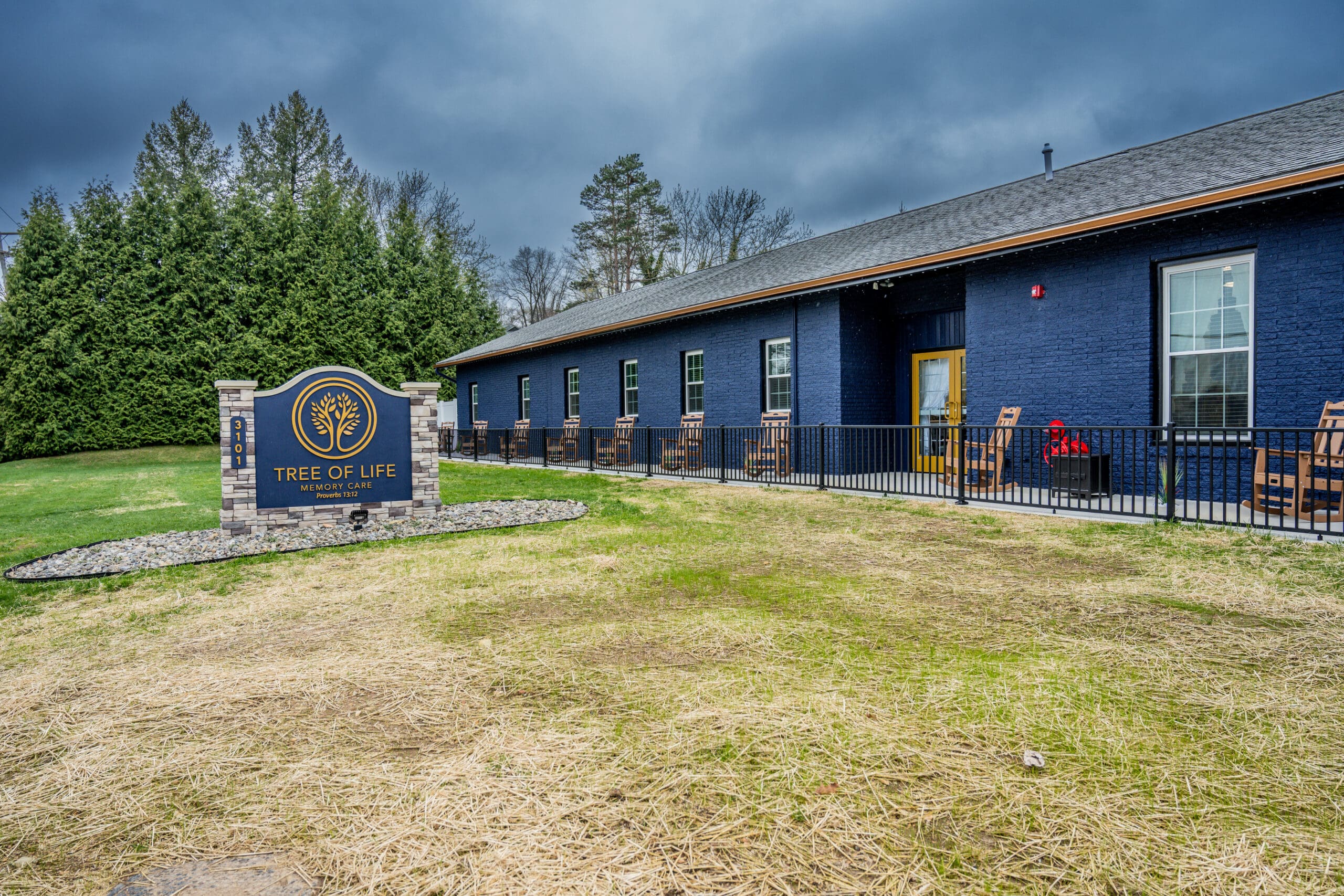 Exterior of Tree of Life Memory Care Facility
